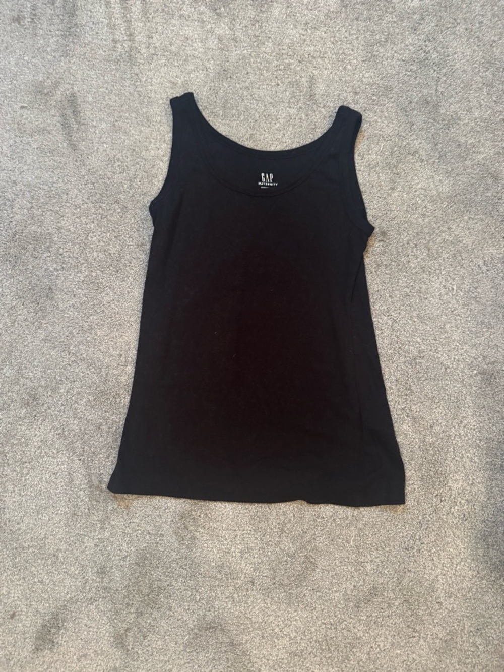 GAP Women's Black Scoop Neck Tank Top